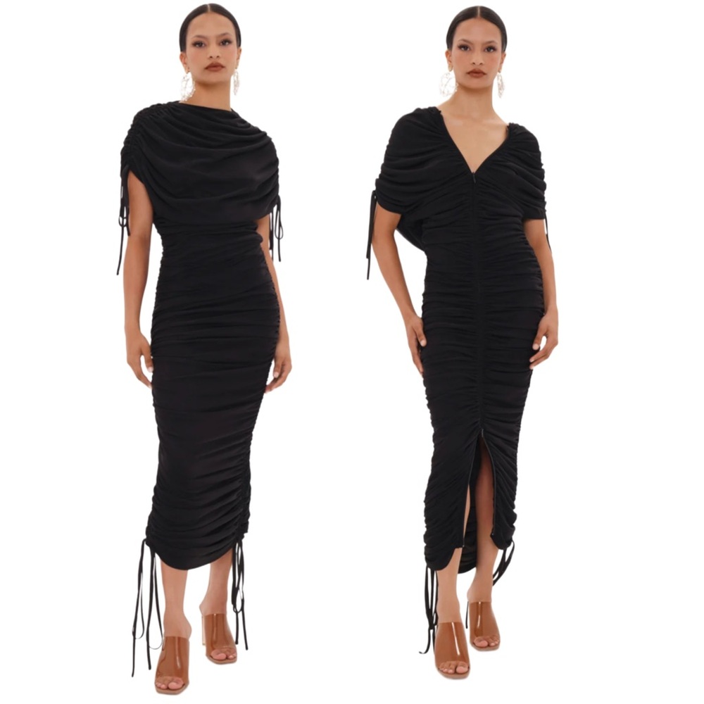 Andrea Iyamah Ratu mesh dress